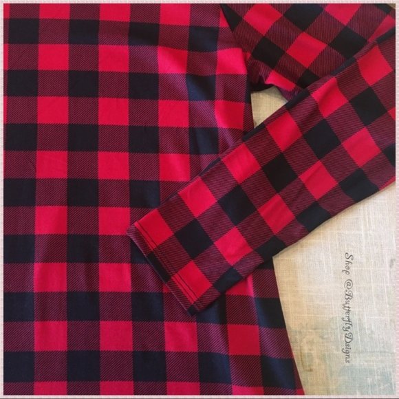 BOGOFREE Butter Soft Buffalo Check Long Sleeve Top - Picture 10 of 16